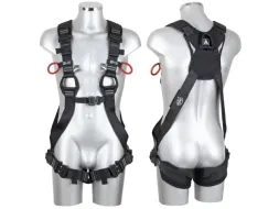 Edge Winx lichtgewicht harnas 3D met rugpadding, zwart, maat L/XL
