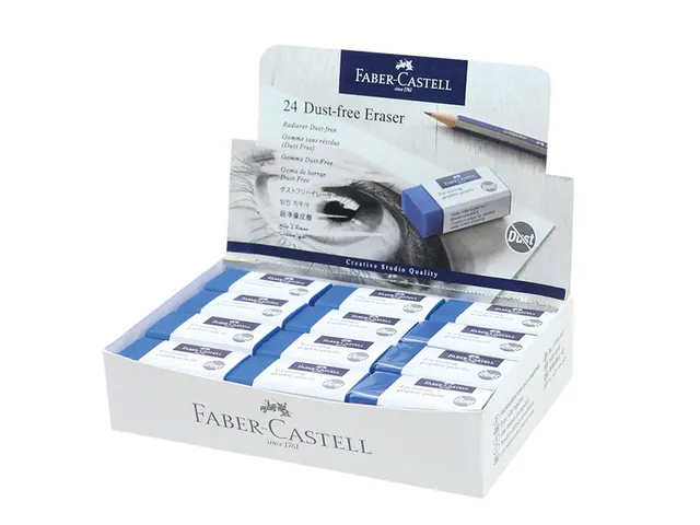 Gum Faber Castell Stofvrij Blauw
