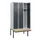 locker met bank,HxBxD 1950x900x815mm,3vak,vak B 300mm,cilinderslot