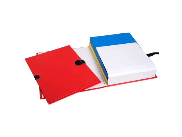 Map uitrekbare rug N'clip-Rood