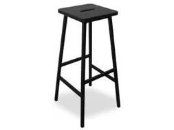 Stapelbare barkruk SIT-ON Zwart 4 stuks