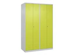 locker voor scheiding van kleding,HxBxD 1850x1200x500mm,4vak