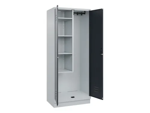 schoonmaakkast,HxBxD 1950x800x500mm,links 4vakken