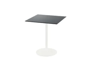 bistrotafel,HxBxD 730x700x700mm,rechthoekig,schotelvoet wit - 1