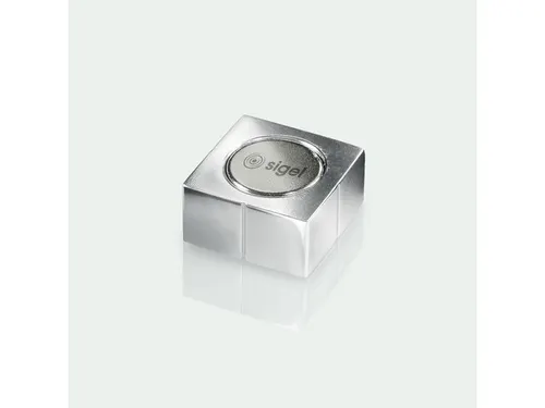 Magneten Sigel voor glasbord set 4stuks zilverkleurig C10 20x10x20mm