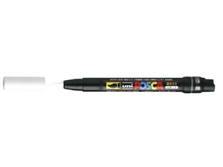 Brushverfstift Posca PCF350 Penseelpunt 1-10mm Wit - 1