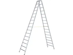 veiligheidsladder,beide zijden,2x4treden m. R13-laag,balk L 1,15m