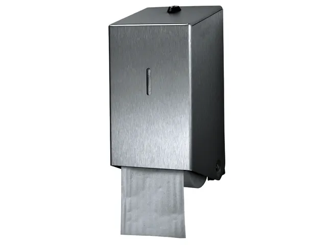 Toiletpapier dispenser Euro RVS voor doprol