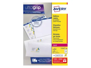 Adresetiket Avery QuickPeel L7162-100 99.1x33.9mm Wit 1600 stuks - 5