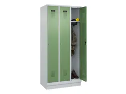 locker,HxBxD 1950x900x500mm,3vak,vak B 300mm,cil.-slot,sokkel