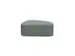 Poefmodule Rocada Volga-A 91x38x68cm rugloos grijs