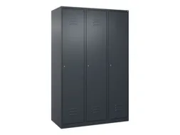 locker voor scheiding van kleding,HxBxD 1850x1200x500mm,3vak