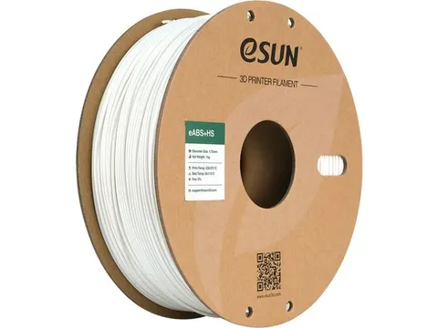 eSUN 3D printer Filament eABS+HS High Speed 1,75mm Wit 1kg