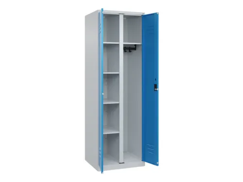 wasgoedverdeelkast,HxBxD 1850x600x500mm,vak B 300mm,cilinderslot