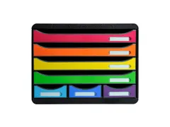 Store-box Mini 7 Laden Ecoblack Ladenblok Assorti Kleur