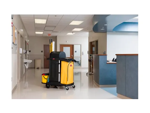 Rubbermaid Healthcare reinigingswagen zwart
