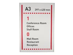 Menoor Deurbord Premium Vlak A3