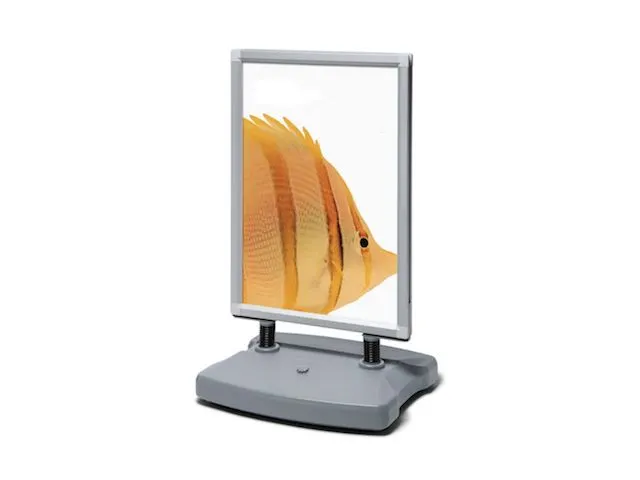 Stoepbord Windtalker City Plastic Voet A1 Zilver