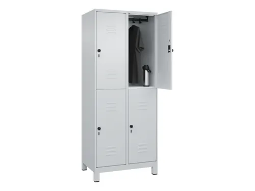 dubbeldekse locker,HxBxD 1950x800x500mm,2x2vak.,vak B 400mm
