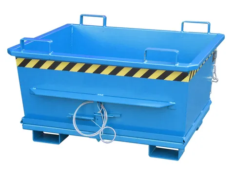 Bodemklepcontainer Hxbxd 721x1040x1200mm 0.50m³ 1000kg Ral5012