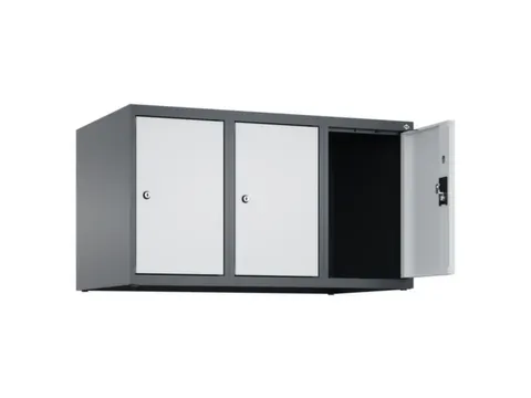 opzetkast,v. locker,3vak.,vak B 300mm,HxBxD 500x900x500mm,cilinderslot