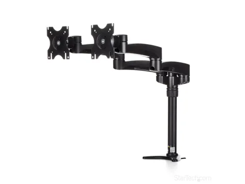 Dual Monitor Arm Scharnierend Bureau Monteerbaar 2 schermen