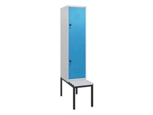 Dubbeldekse dekenkist,HxBxD 1950x400x815mm,1x2vak.,vak B 400mm
