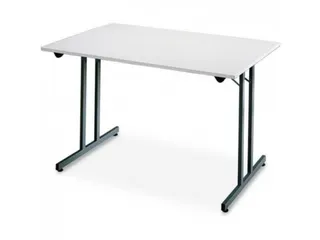 Klaptafel Vrijstaand 120x60 Cm Onderstel Aluminium Esdoorn - 2