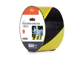 Zwart/geel Veiligheidslint 500 Meter Rol