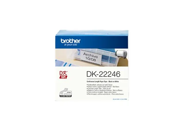 Etiket Brother DK-22246 103mm 30-meter wit papier