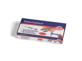 Detectaplast 8447 Textielpleister Elastisch Blauw 120x30mm 100 Stuks - 1