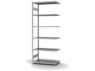 magazijnstelling,aanbouwveld,HxBxD 2500x1010x535mm,vakl. 140kg - 2