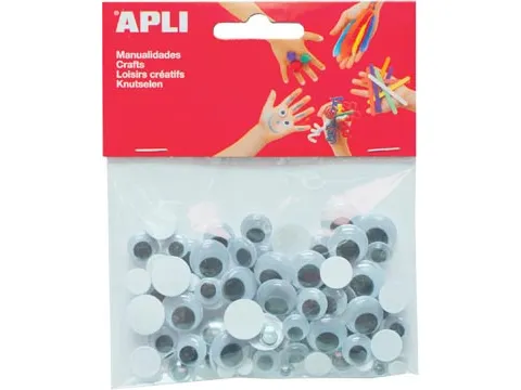 Zelfklevende Knutselogen Rond Blister Met 100 Stuks