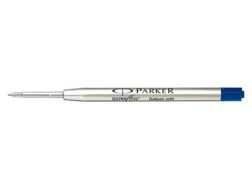Balpenvulling Parker Quink breed blauw breed blister à 1 stuk