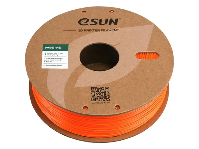 eSUN 3D printer Filament eABS+HS High Speed 1,75mm Oranje 1kg