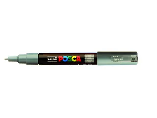 Verfstift Posca PC1MC Extra Fijne punt 0,7-1,0mm grijs - 1
