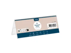 Tafelnaambord 150x55mm A6 gevouwen 10st