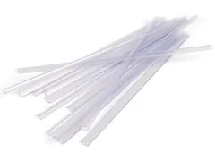 Klemstrips, Pak Van 25 Stuks, 3mm A4 Transparant