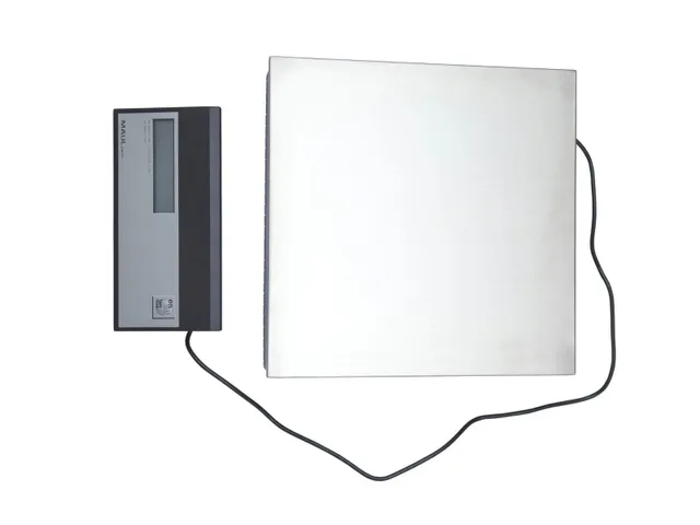 Pakketweger MAULparcel, apart display, 50kg RVS plateau