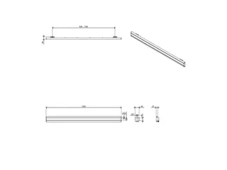 ViewLite Toolbar Muurrail 712 Zilver-Wit - 4