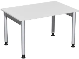 In hoogte verstelbaar bureau,HxBxD 680-800x1200x800mm,decor lichtgrijs - 3