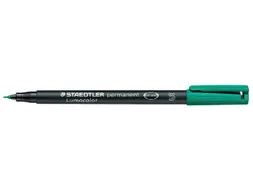 Viltstift Staedtler OHP Lumocolor 313 Groen Super fijn 0.4mm