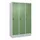 locker,HxBxD 1950x1200x500mm,3vak,vak B 400mm,draaigrendel,sokkel