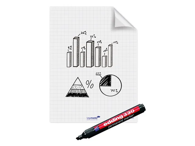 Paperboard - flipover Sketch Easy Legamaster driepoot op