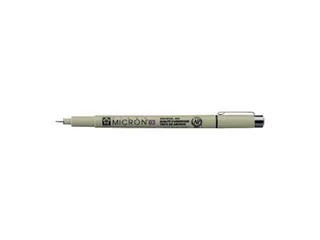 Fineliner Sakura pigma micron zwart 0.35mm - 8