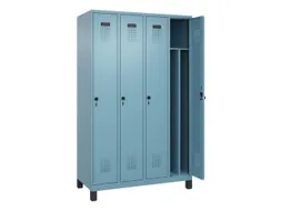 locker voor scheiding van kleding,HxBxD 1950x1200x500mm,4vak