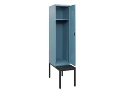 locker met bank,HxBxD 1950x400x815mm,1vak,vak B 400mm,cilinderslot