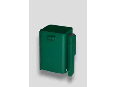 Afvalbak 40 Liter Wand/Paal Mosgroen