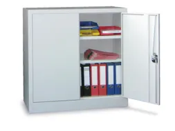 grootvolumekast met openslaande deuren,RAL7035,front RAL3000