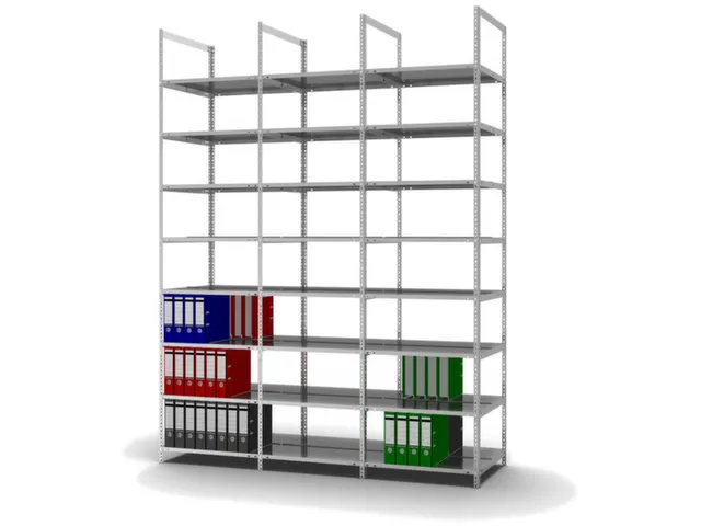 dossierstelling,aanbouwveld,HxBxD 2900x1000x300mm,vaklast 60kg